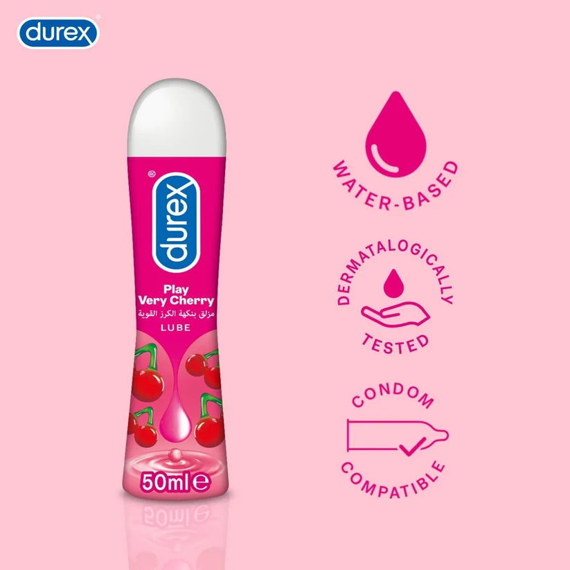 Durex Play Very Cherry Lube (50ml) – Flavored & Sugar-Free