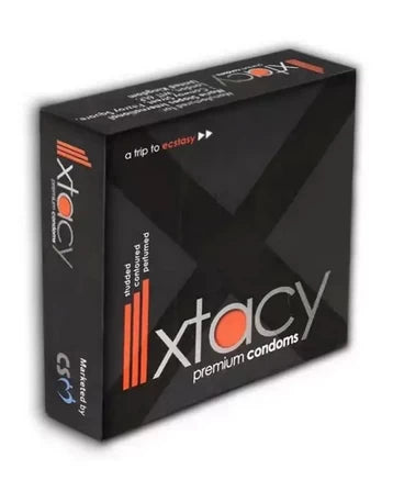 Xtacy Condoms Premium Black